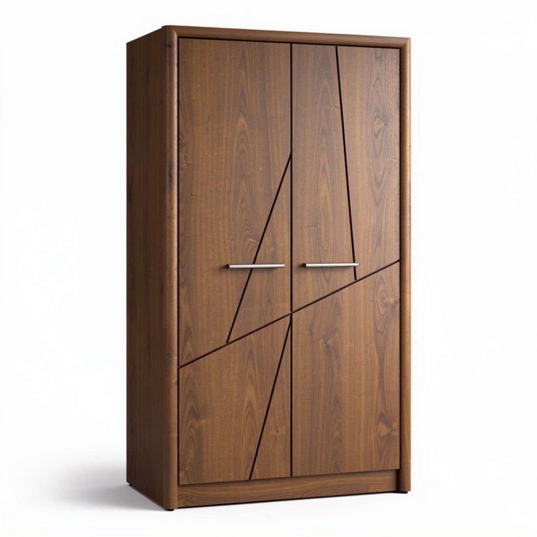 Kast van decoratief hout voor de slaapkamer - 80 x 40 x 180cm