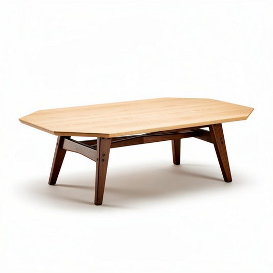 Salontafel van hout voor de woonkamer - 120 x 80 x 30cm