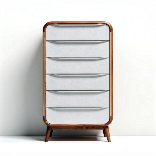 Ladeblok van hout voor de slaapkamer met vijf lades - 40 x 20 x 80cm