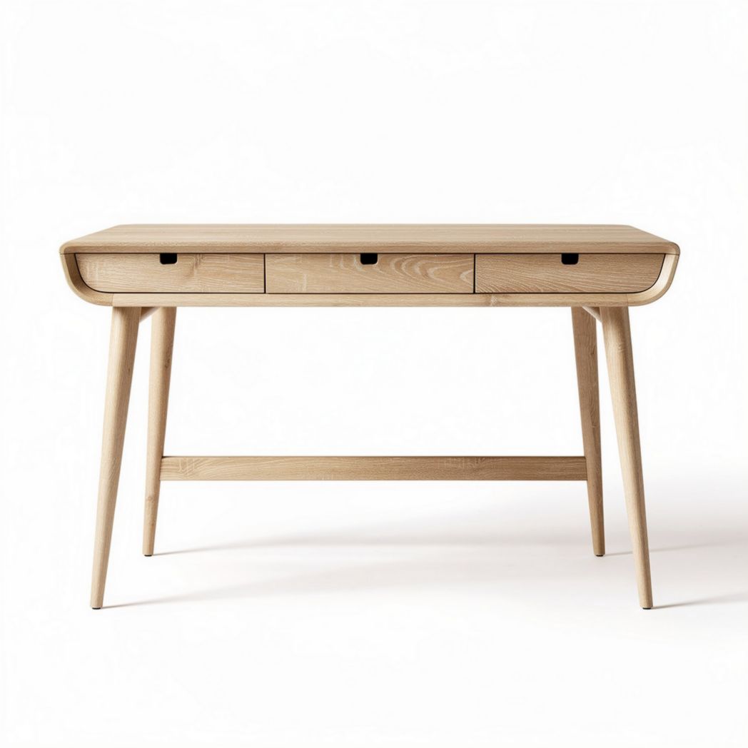 Bureau van hout voor het thuiskantoor met lades - 120 x 60 x 75cm