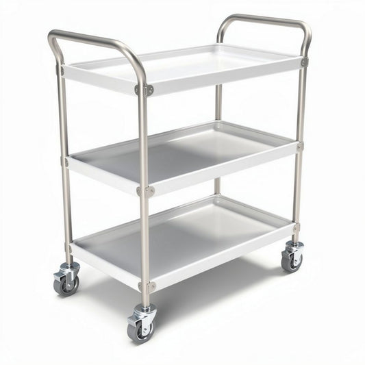 Dienbladwagen van staal voor de horeca - 90 x 45 x 85cm