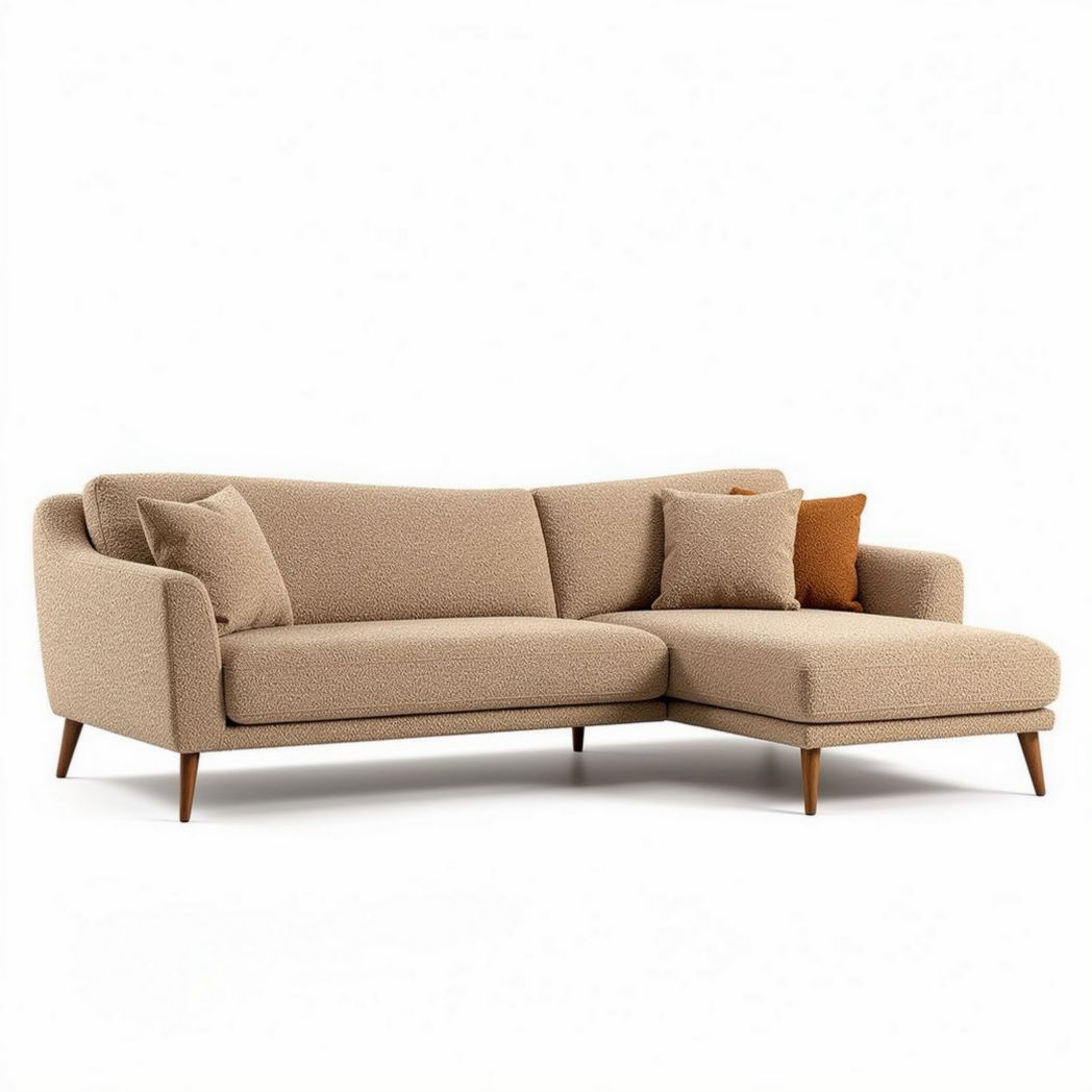 Bank van stof voor de woonkamer - 220 x 80 x 85cm