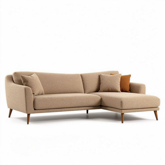 Bank van stof voor de woonkamer - 220 x 80 x 85cm